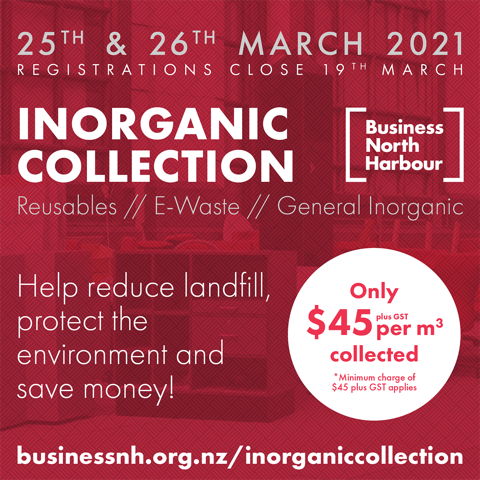 Inorganic collection outlet